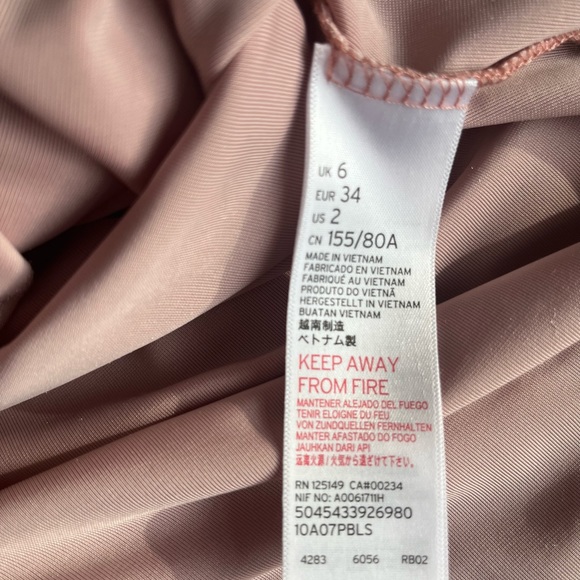 Topshop Pink Velvet Dress - Picture 8 of 9